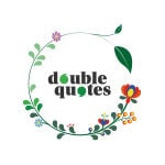 double quotes（ダブルクォーツ） ロゴ